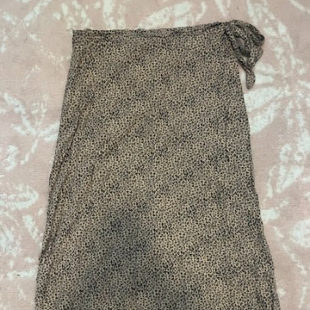 long, wrap skirt